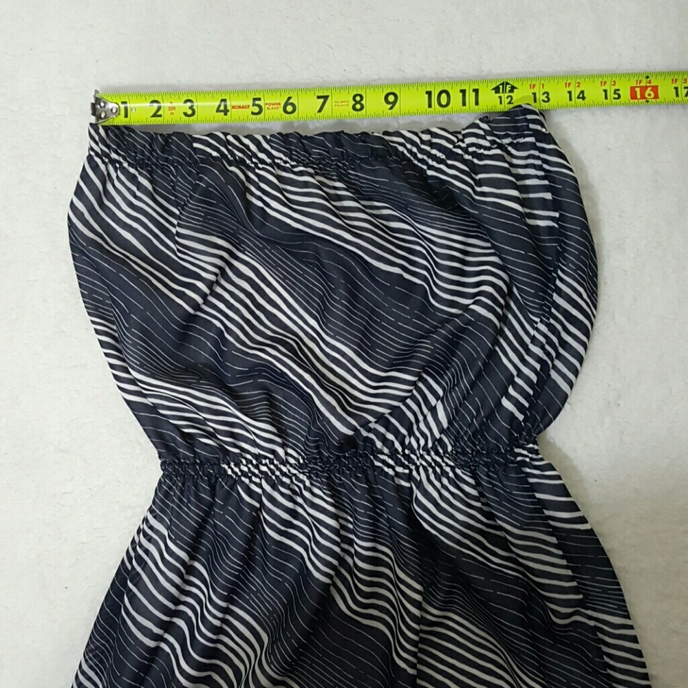 GAP Summer Dress Blue/White Size M - Picture 5 of 8